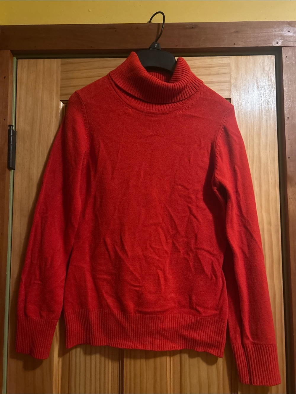 French Connection Bright Red Turtleneck Sweater‎